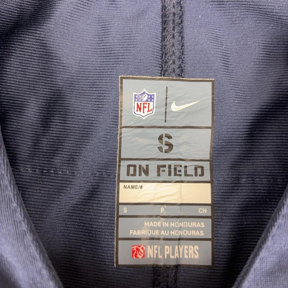 Mike Ditka Chicago Bears Jersey Mens Small Blue NFL Football Nike 89 On Field